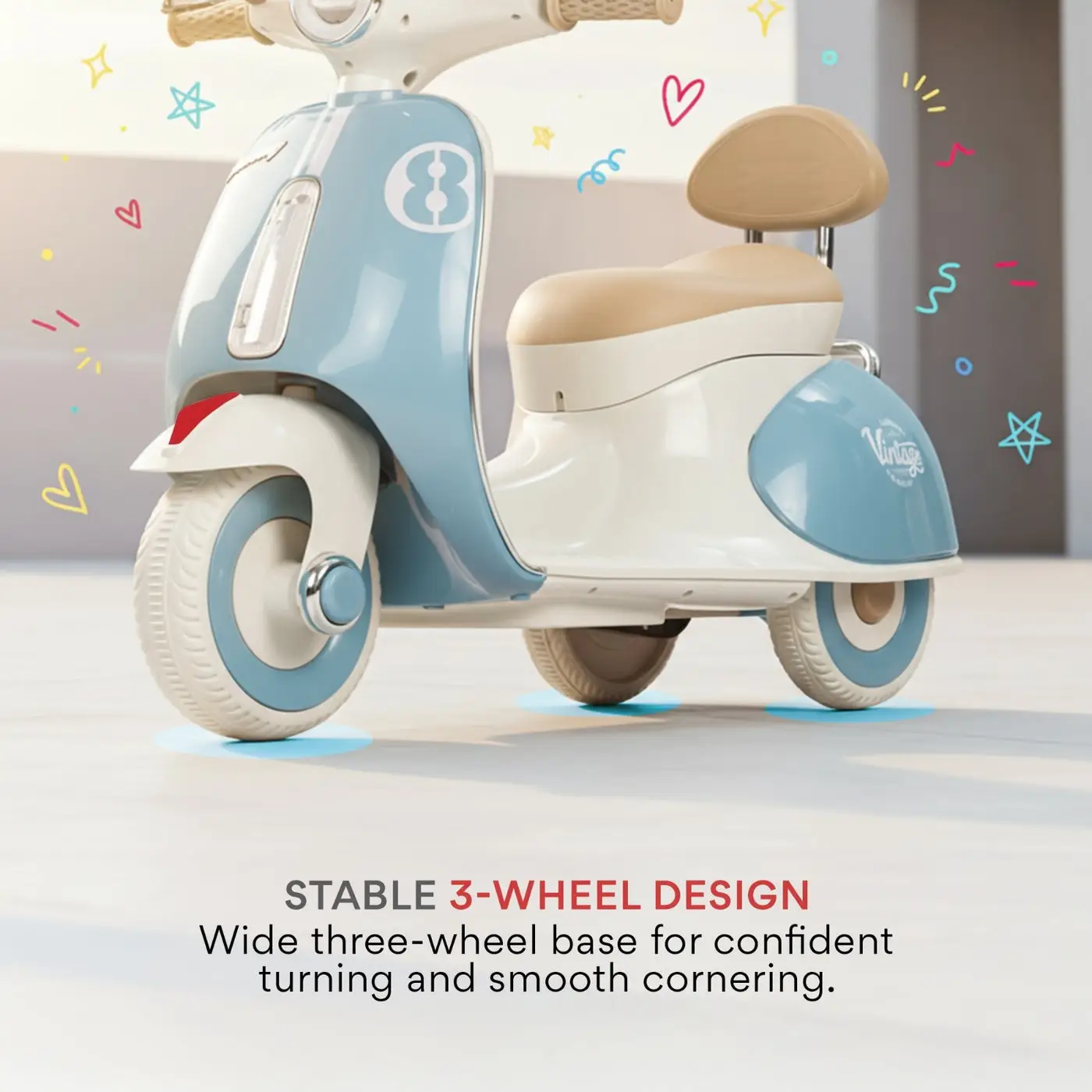 Vintage Toddler Scooter view 5