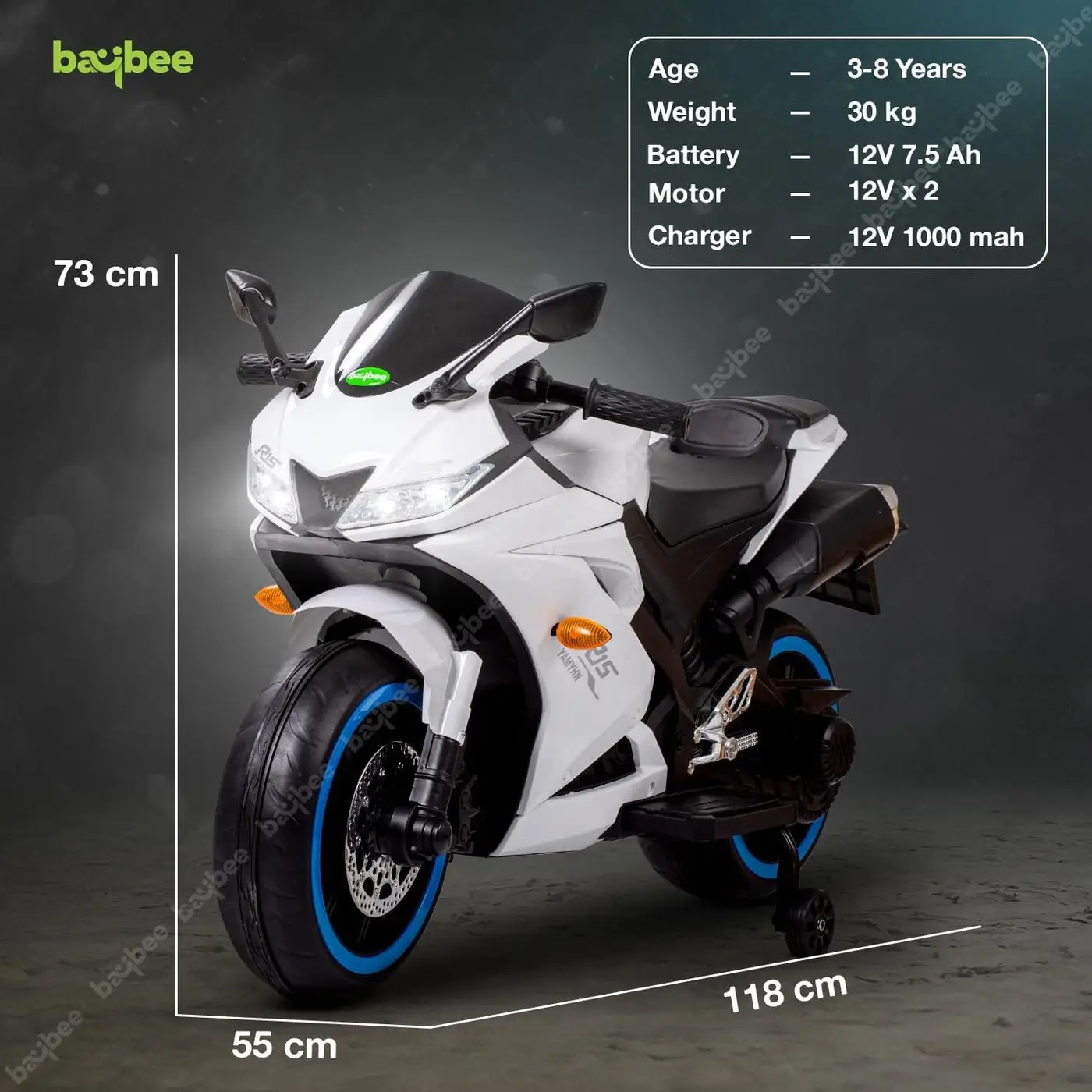 Kids Electric Ride-On Bike view 7