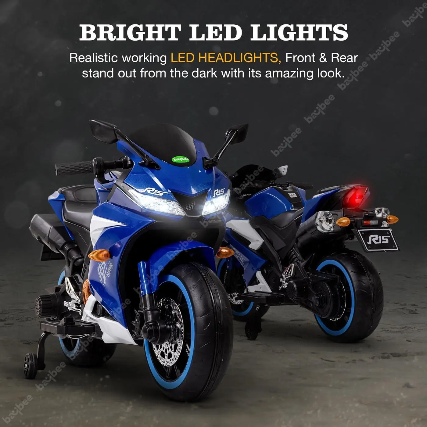 Yamaha R15 Ride-On Motorcycle view 5