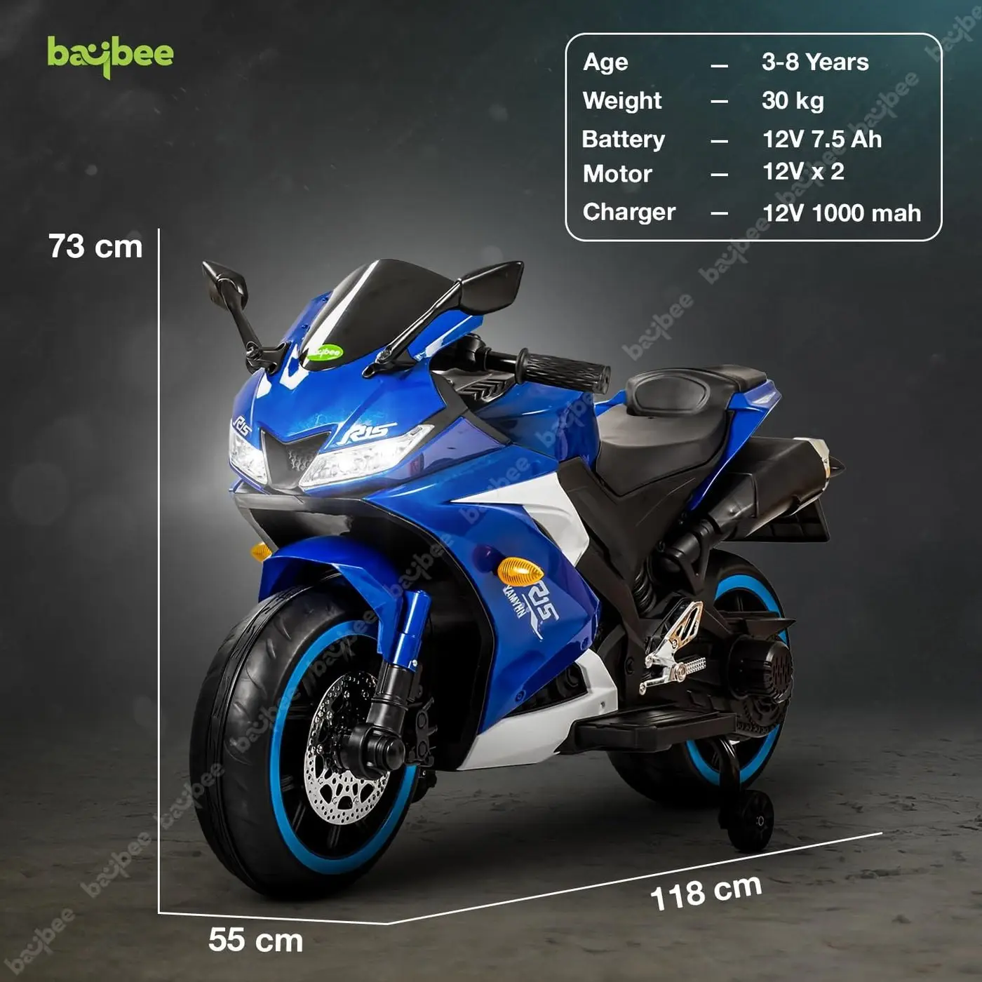 Yamaha R15 Ride-On Motorcycle view 7