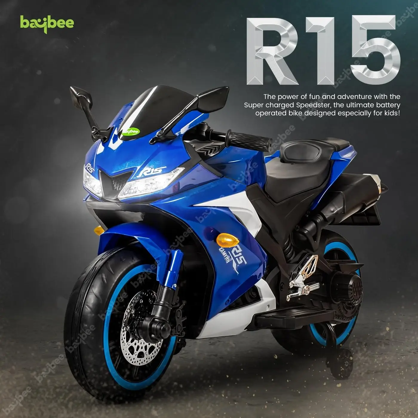 Yamaha R15 Ride-On Motorcycle view 8