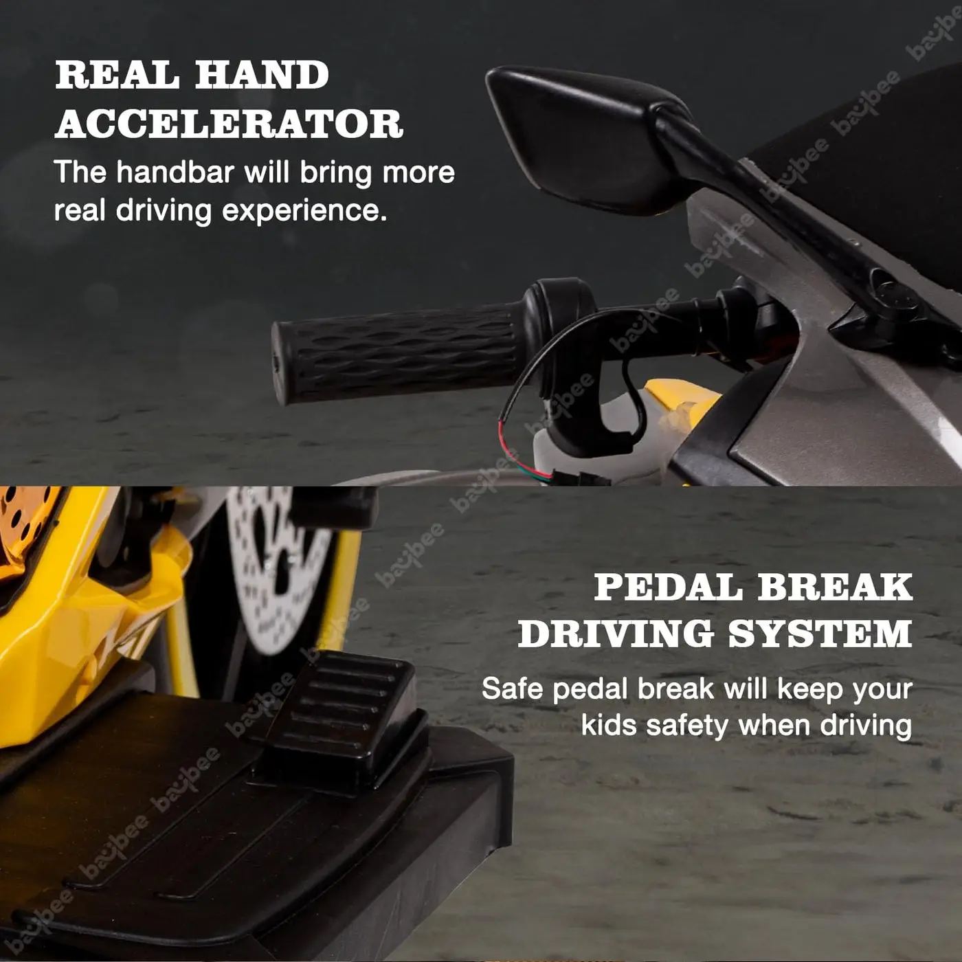 Baybee R15 Mini Sports Bike view 3