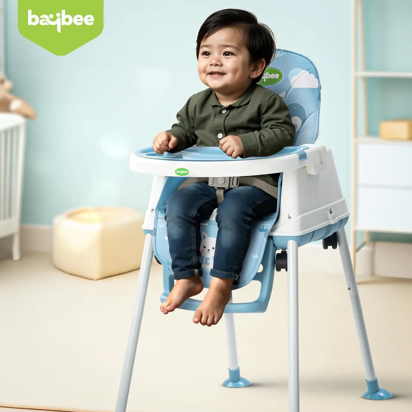 Bajbee Multi-Functional High Chair b view 2
