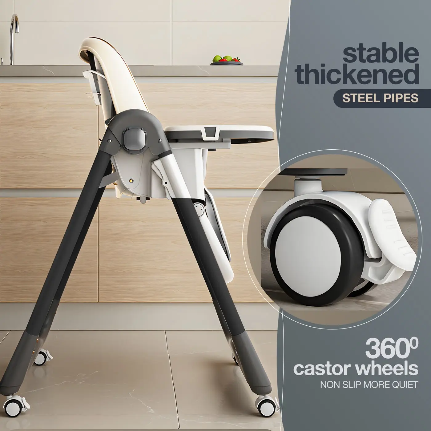 Baqbee Adjustable High Chair view 5