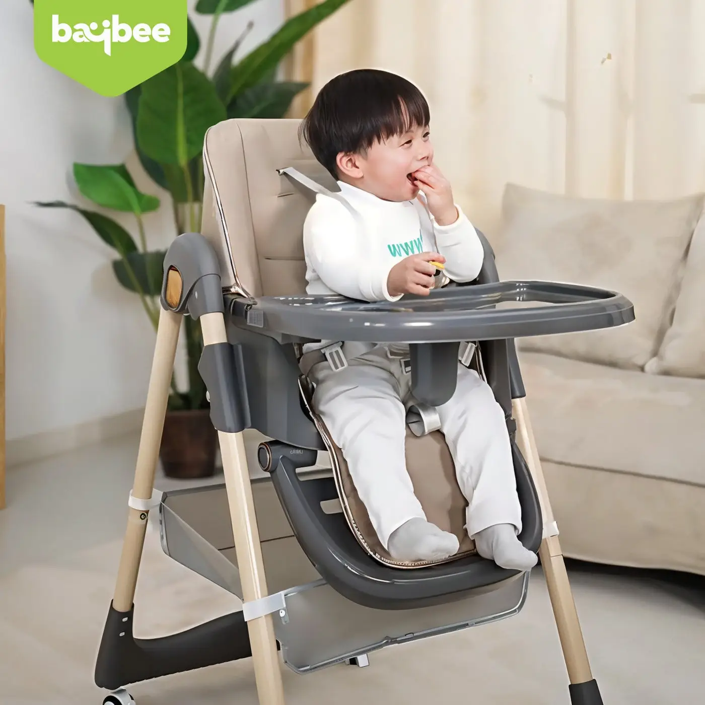 Baqbee Adjustable High Chair chocolate  view 6