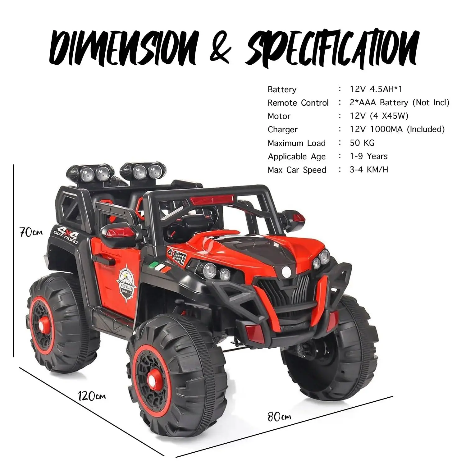 Remote Control Ride-On Jeep view 4