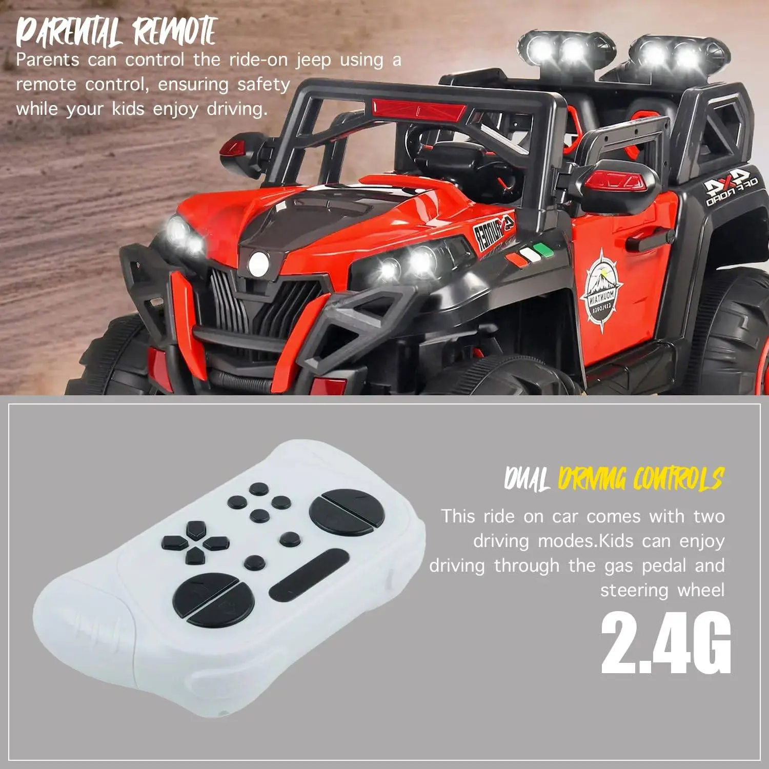 Remote Control Ride-On Jeep view 5