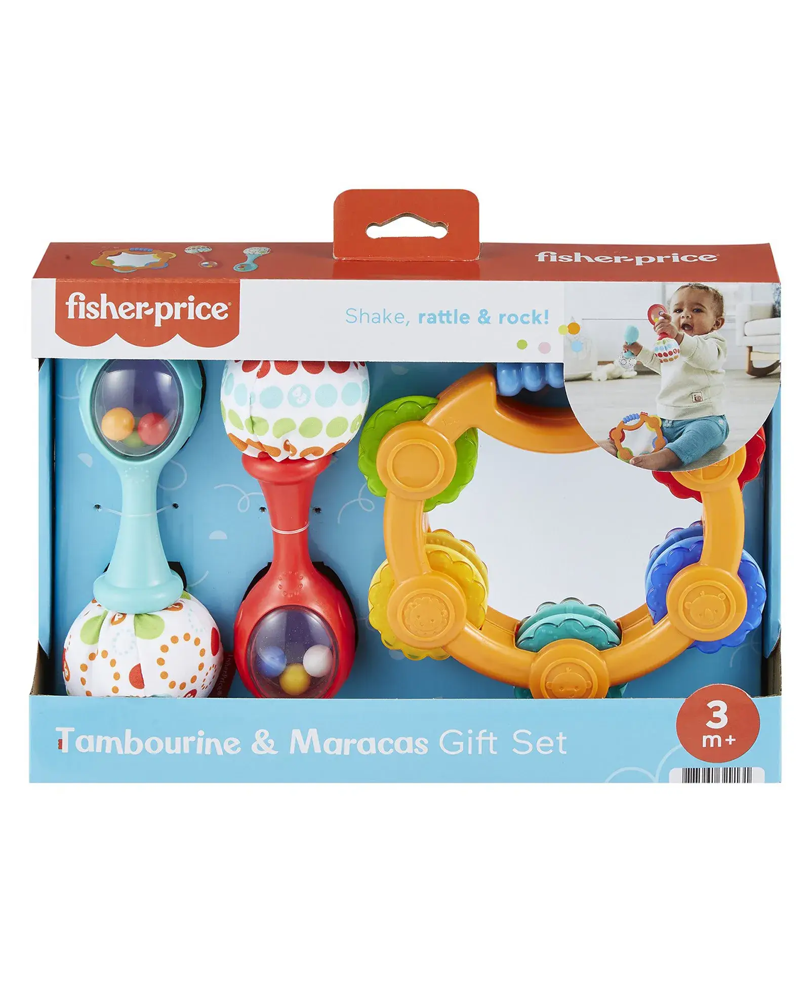 Fisher-Price Tambourine & Maracas Gift Set