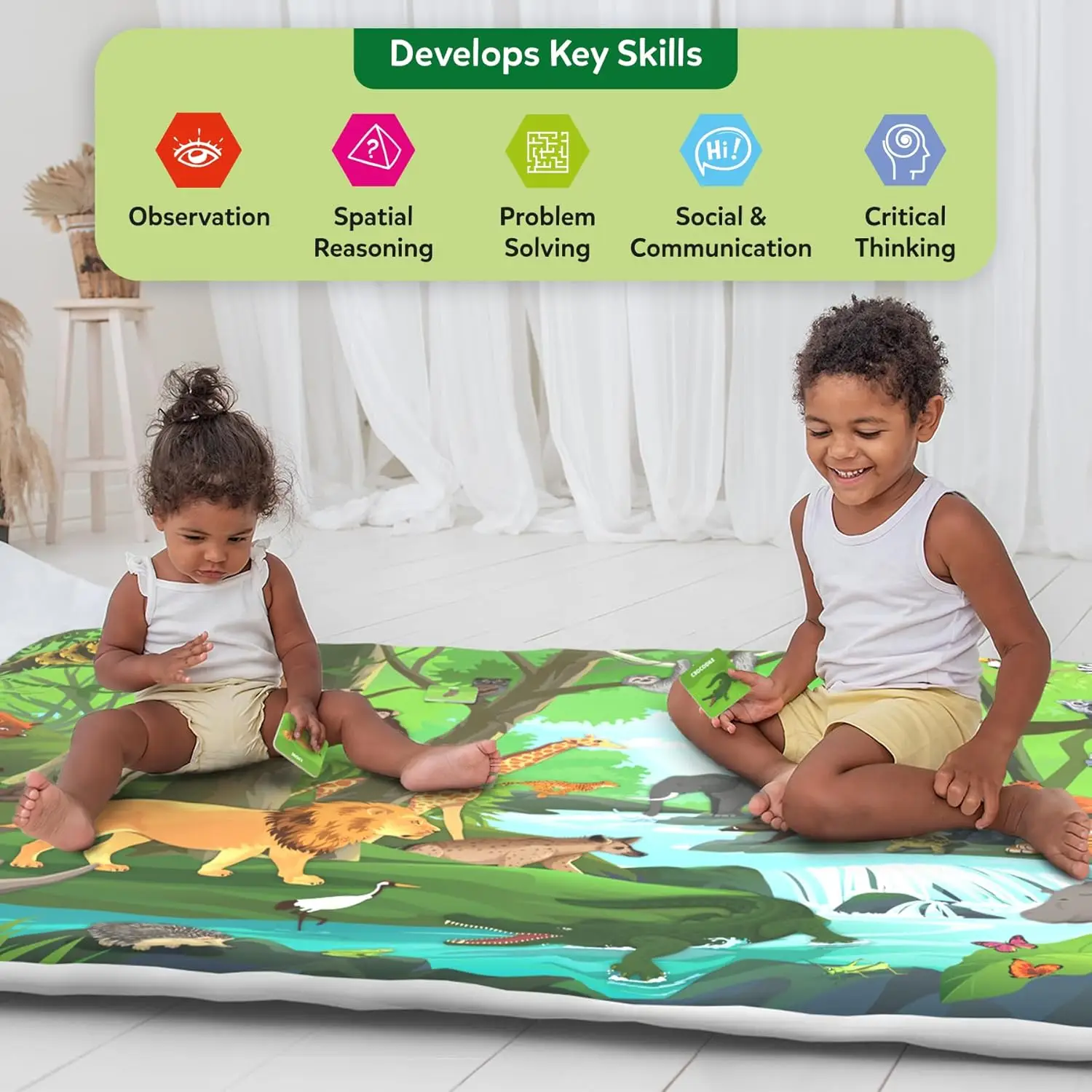 Skillmatics Animal Play Mat view 2