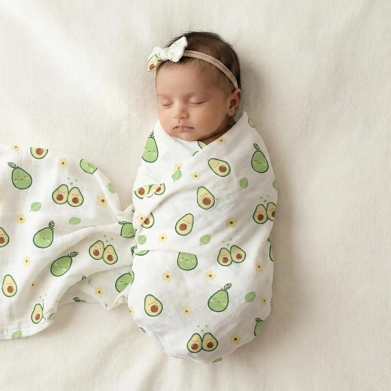 Cotton Muslin Swaddle Set view 2