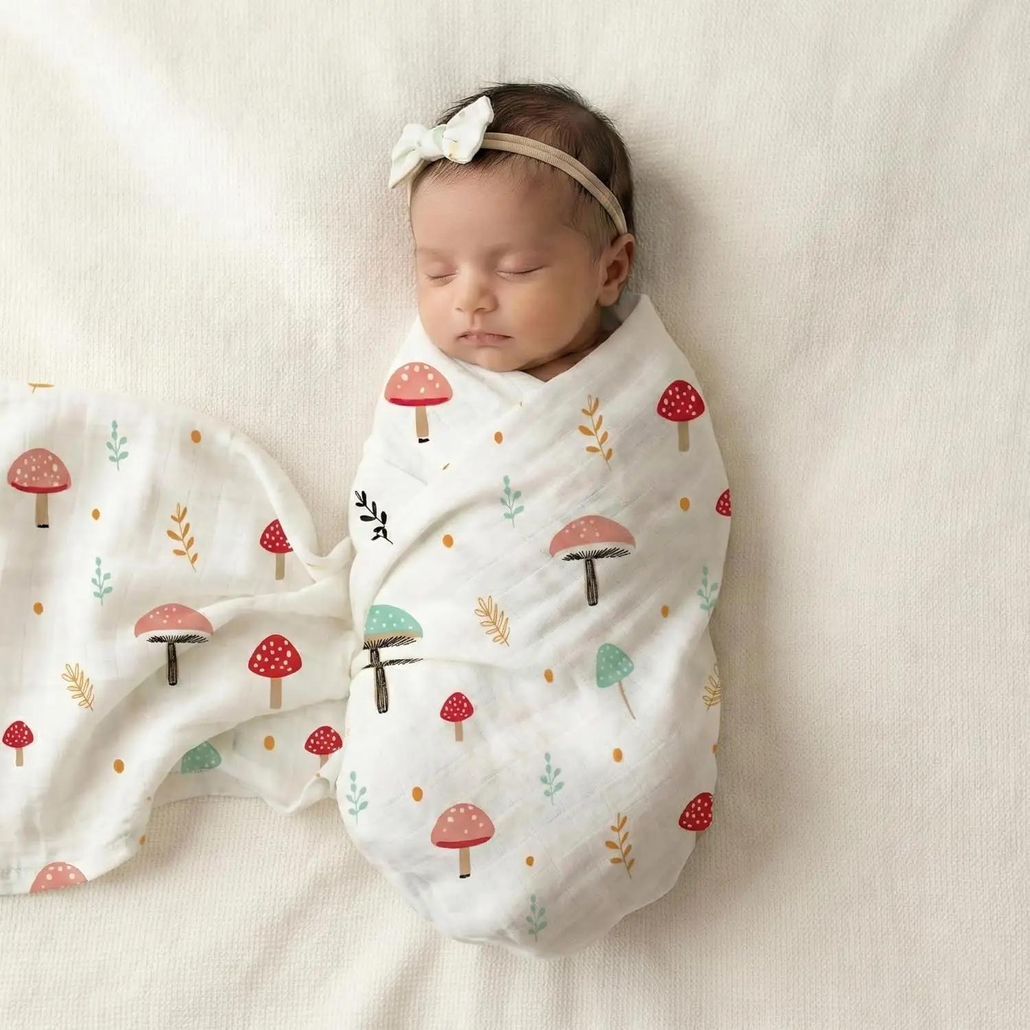 Cotton Muslin Swaddle Set view 3
