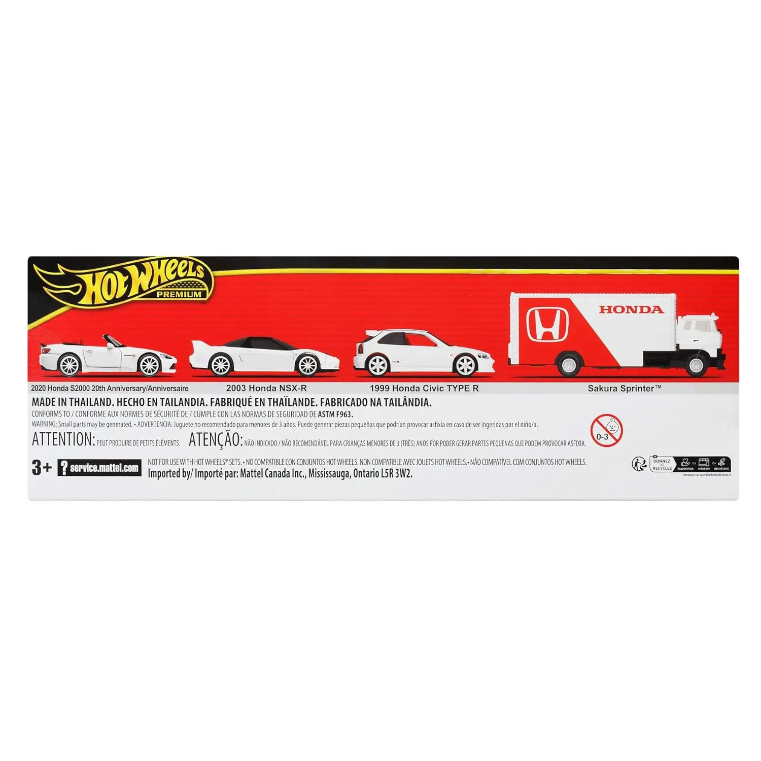 Hot Wheels® Premium Collector Display Sets, 3 1:64 Scale Cars & 1 1:64 Scale Team Transport Vehicle, Metal/Metal™ Chassis & Real Riders™ Tires view 3