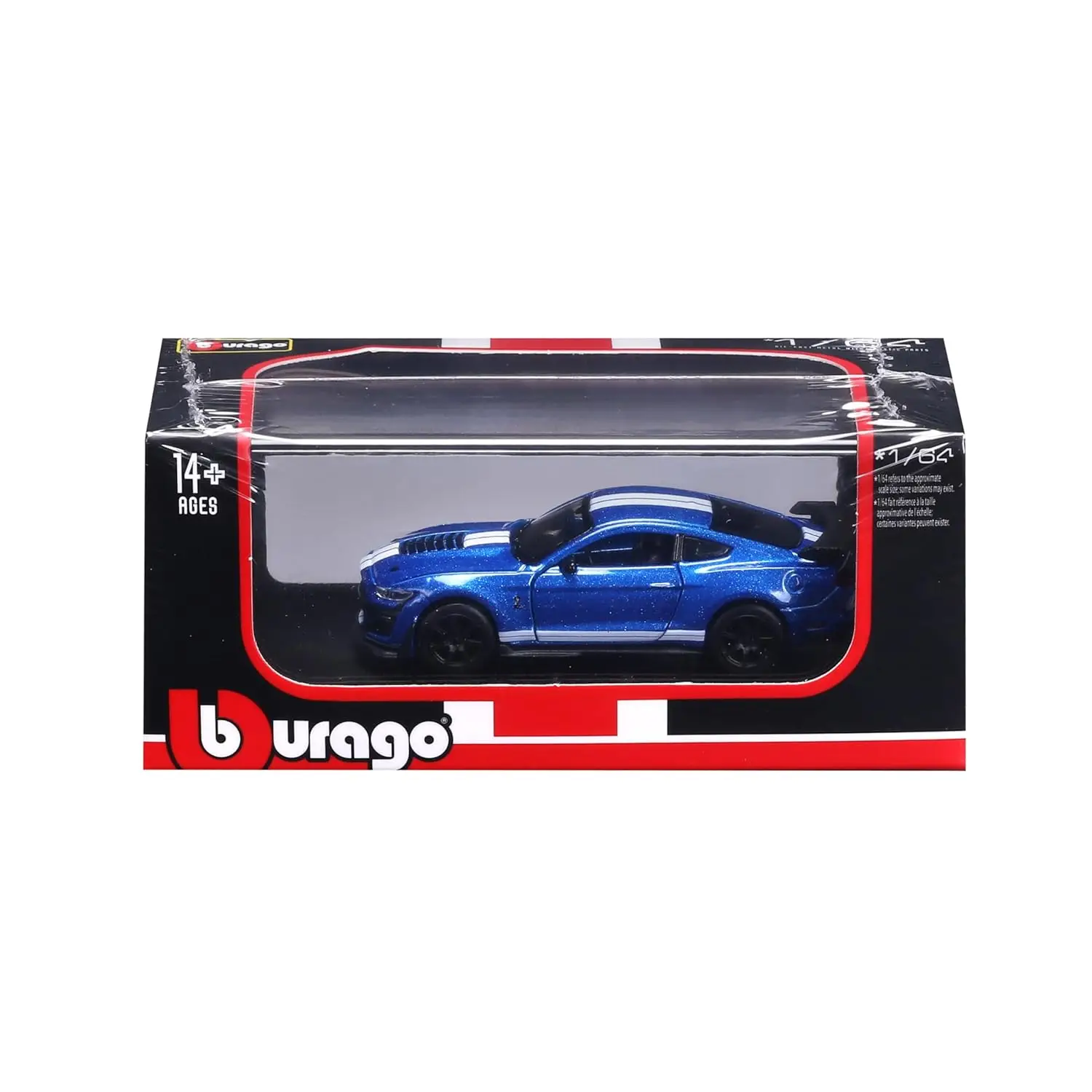 Bburago 2020 Mustang Shelby GT500 Blue view 2
