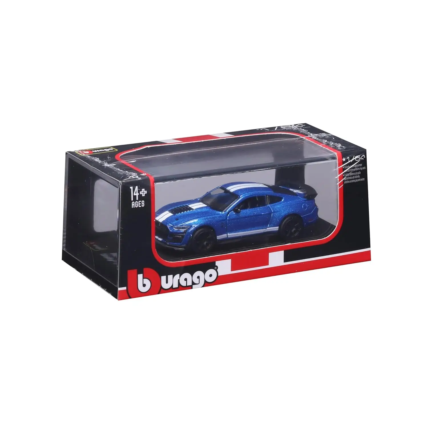 Bburago 2020 Mustang Shelby GT500 Blue view 3
