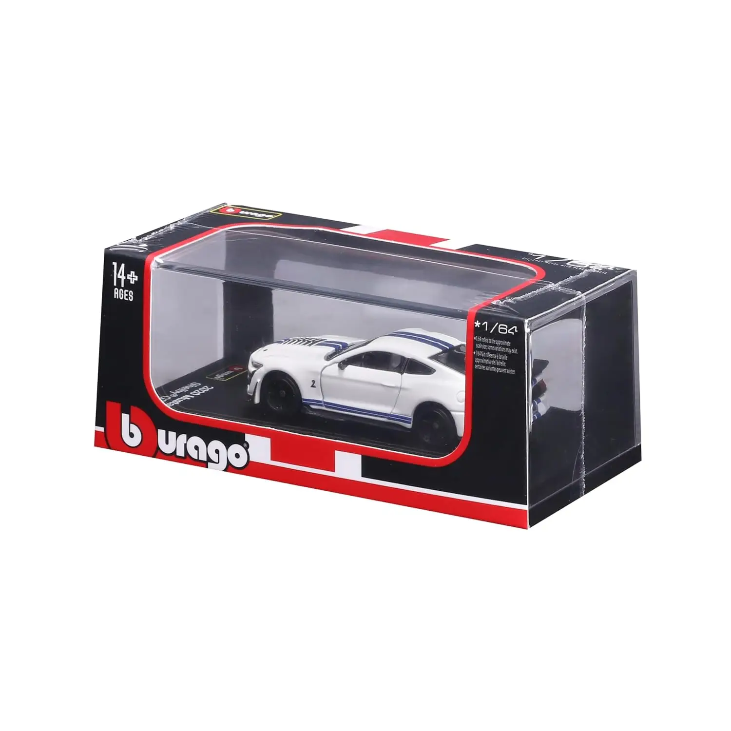 Bburago 2020 Mustang Shelby GT500 Wight view 2