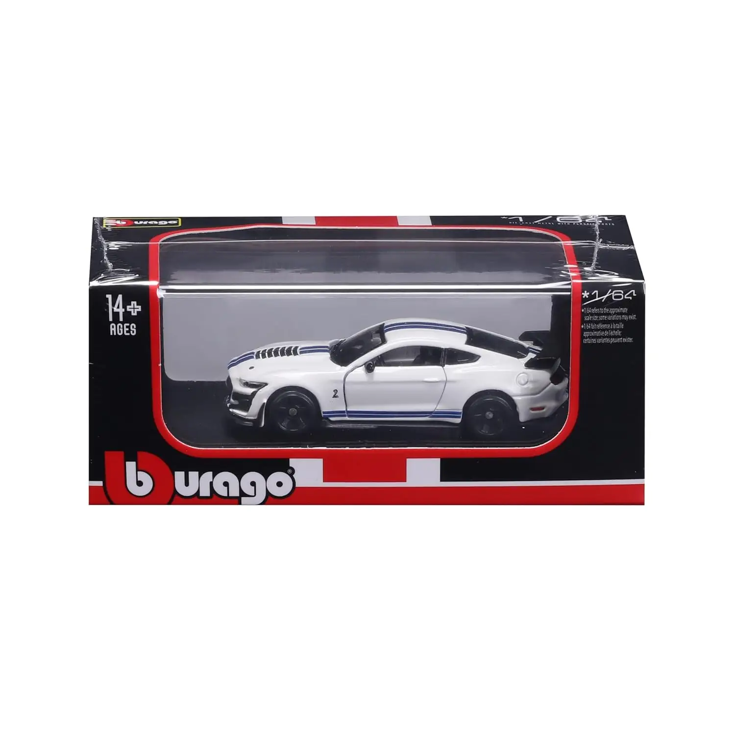 Bburago 2020 Mustang Shelby GT500 Wight view 4