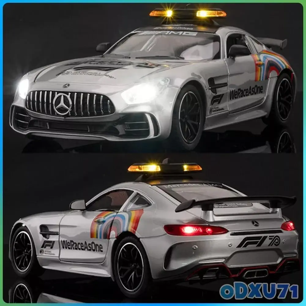 Compatible for 1:24 Marcedes Safety F1 Toy Car Model, Diecast Collectible Pull Back Model Car with Sound view 4