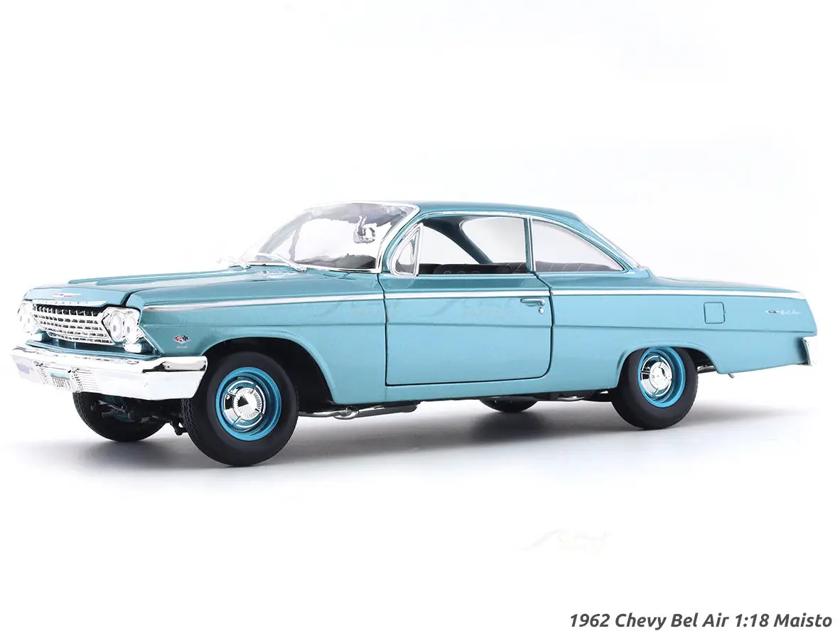 1962 Chevy Bel Air 1:18 Maisto licensed diecast Scale Model car collectible view 8