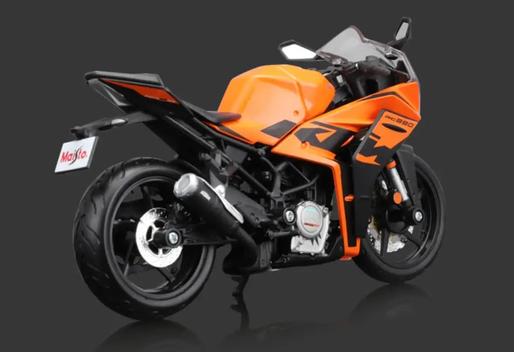 Maisto 1:12 Ktm Rc 390 Racing Sports Model Toy Diecast Metal Motorcycle, Multicolor view 2