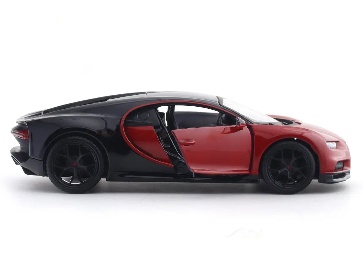 Bugatti Chiron Sport Red 1:24 Maisto with Acrylic Case Licensed Diecast Scale Model Car Collectible view 7
