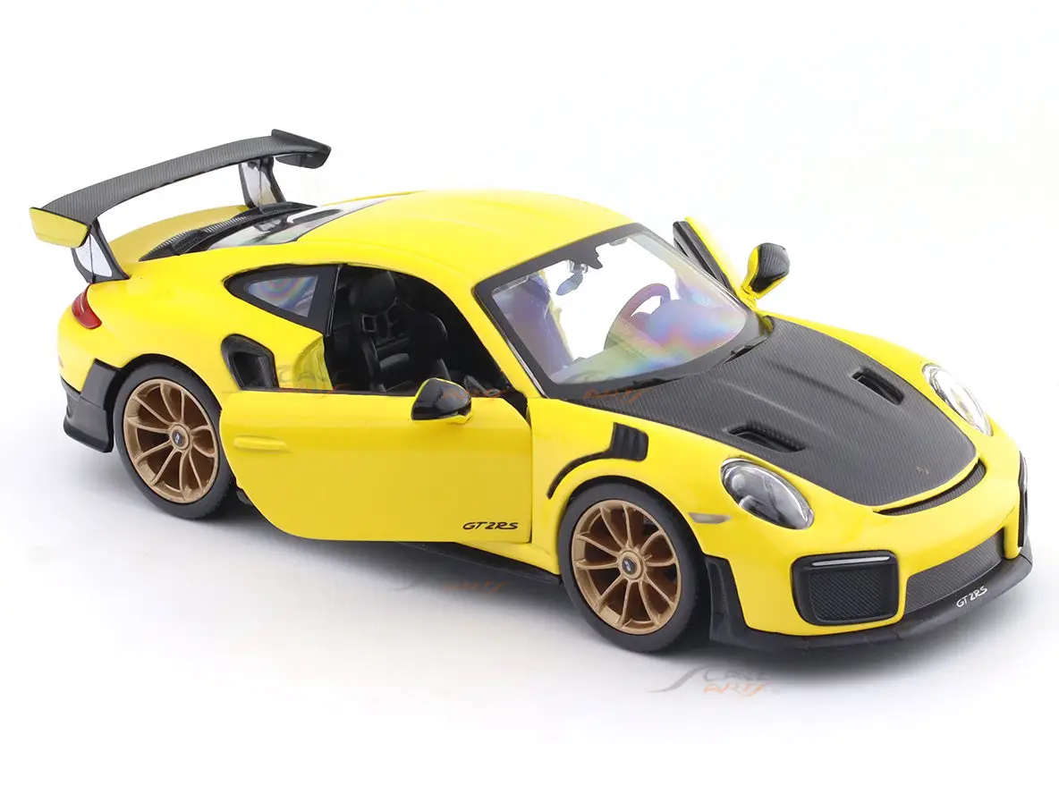 Porsche 911 GT2 RS with Acrylic Case 1:24 Maisto Licensed Diecast Scale Model Car Collectible view 4