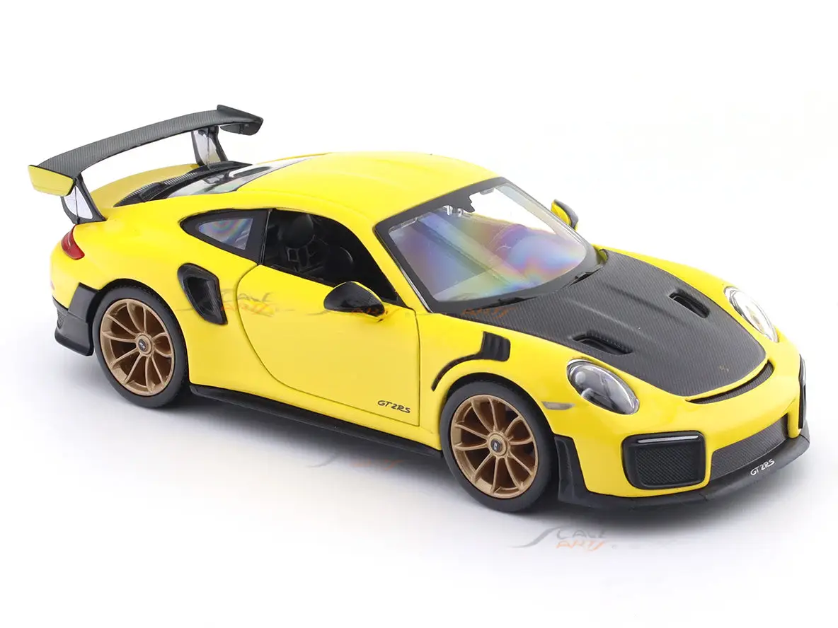 Porsche 911 GT2 RS with Acrylic Case 1:24 Maisto Licensed Diecast Scale Model Car Collectible view 5