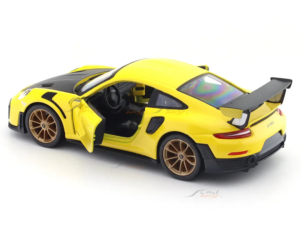 Porsche 911 GT2 RS with Acrylic Case 1:24 Maisto Licensed Diecast Scale Model Car Collectible view 6