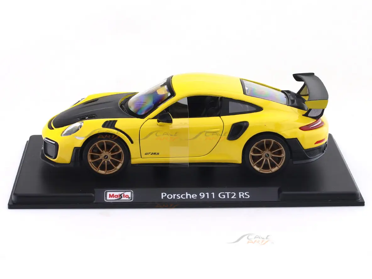 Porsche 911 GT2 RS with Acrylic Case 1:24 Maisto Licensed Diecast Scale Model Car Collectible view 8