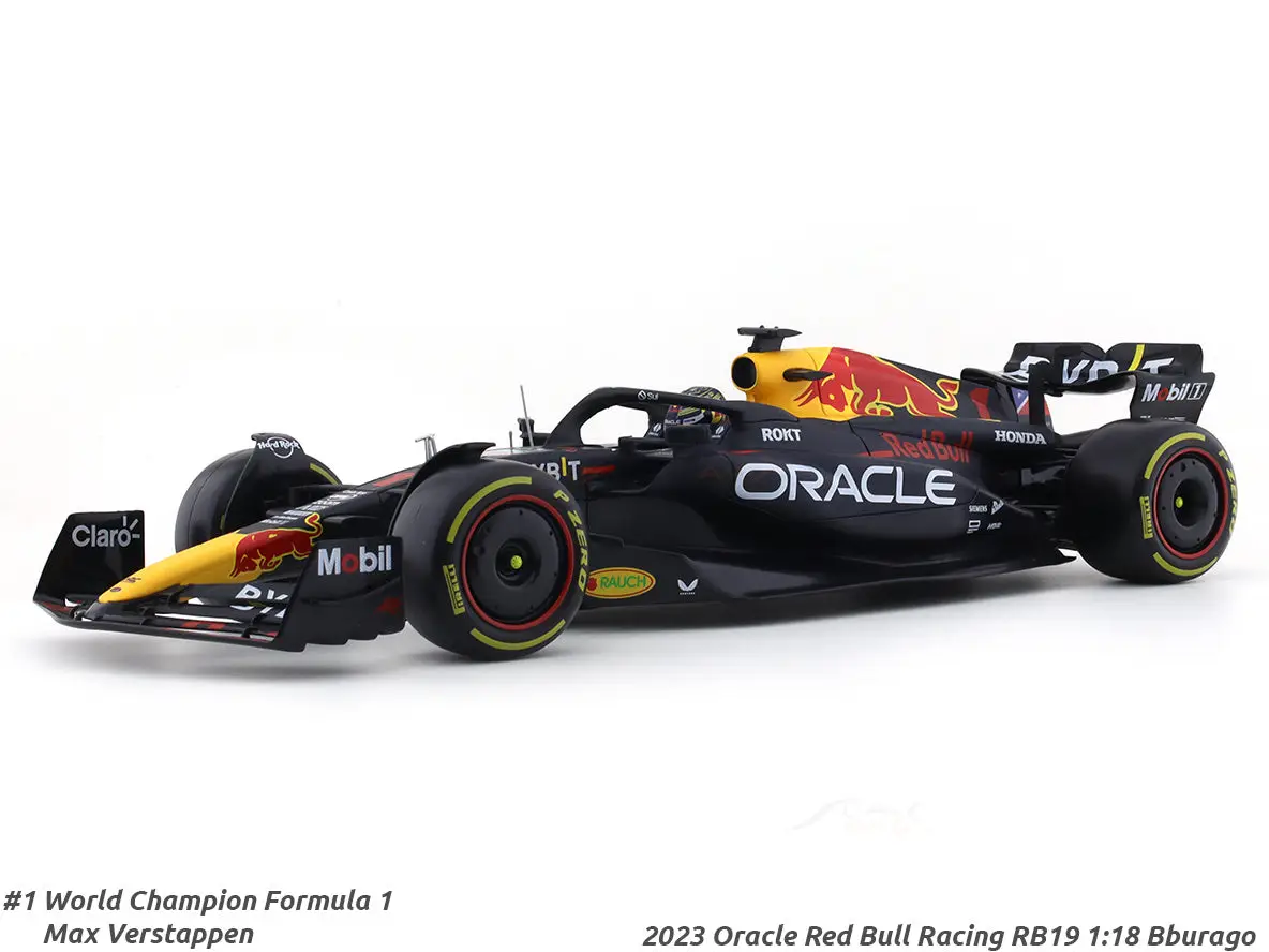 2023 Oracle Red Bull Racing RB19 Max Verstappen 1:18 Bburago diecast Scale Model collectible