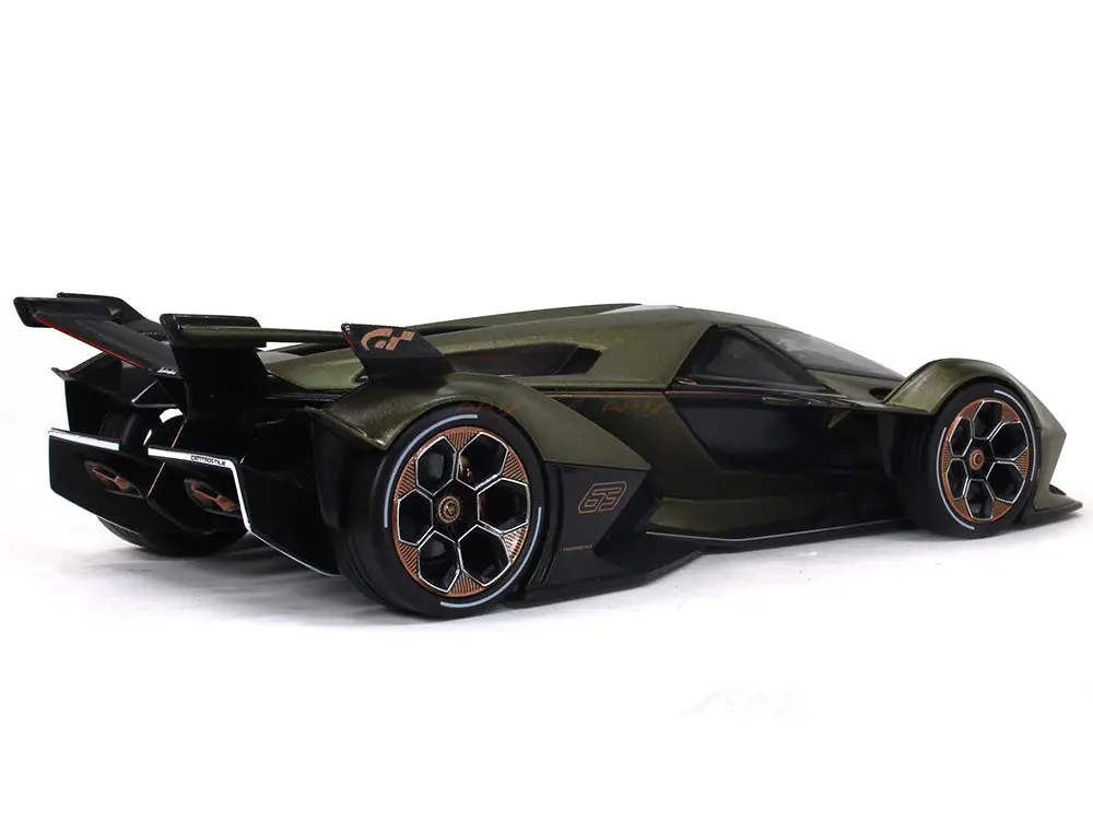 Lamborghini V12 Vision GT green 1:18 Maisto diecast Scale Model car view 6
