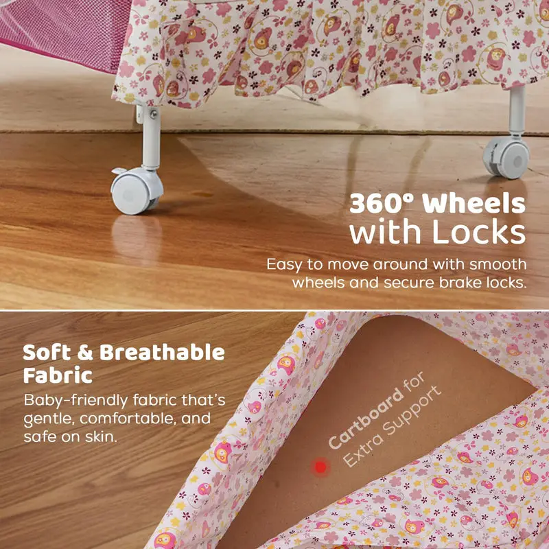 Baby Cradle with Mosquito Net view 3