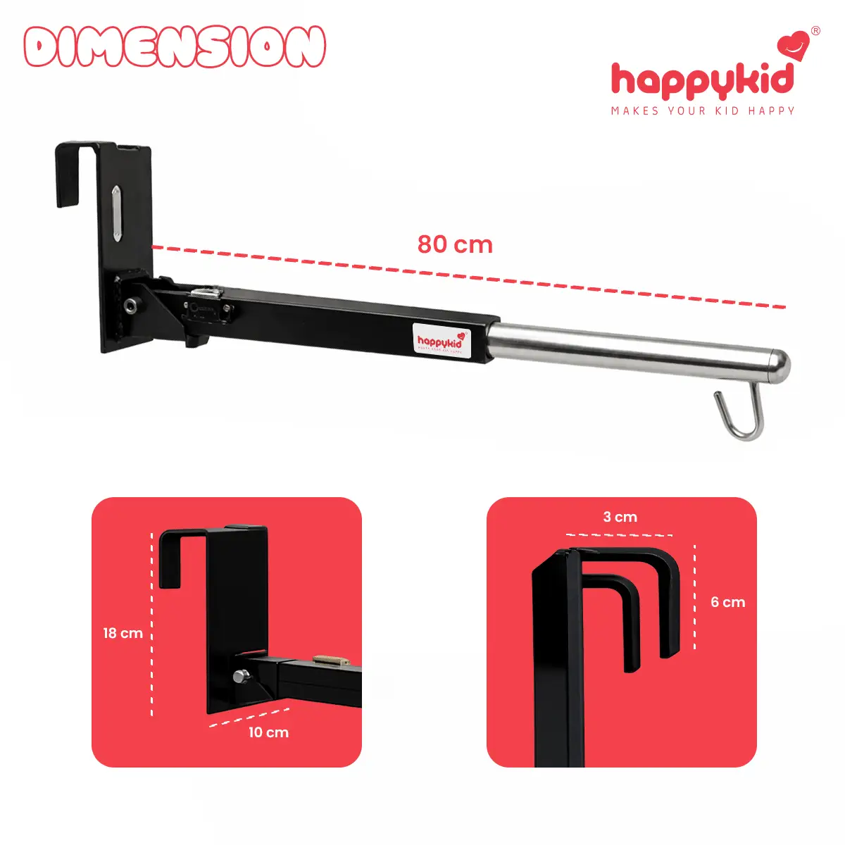 HappyKid Window Safety Cradle view 4