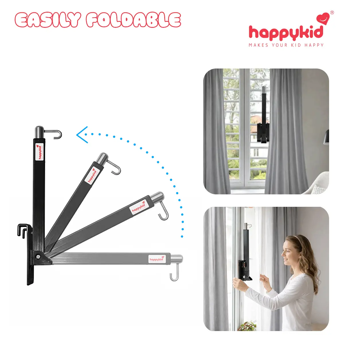 HappyKid Window Safety Cradle view 6