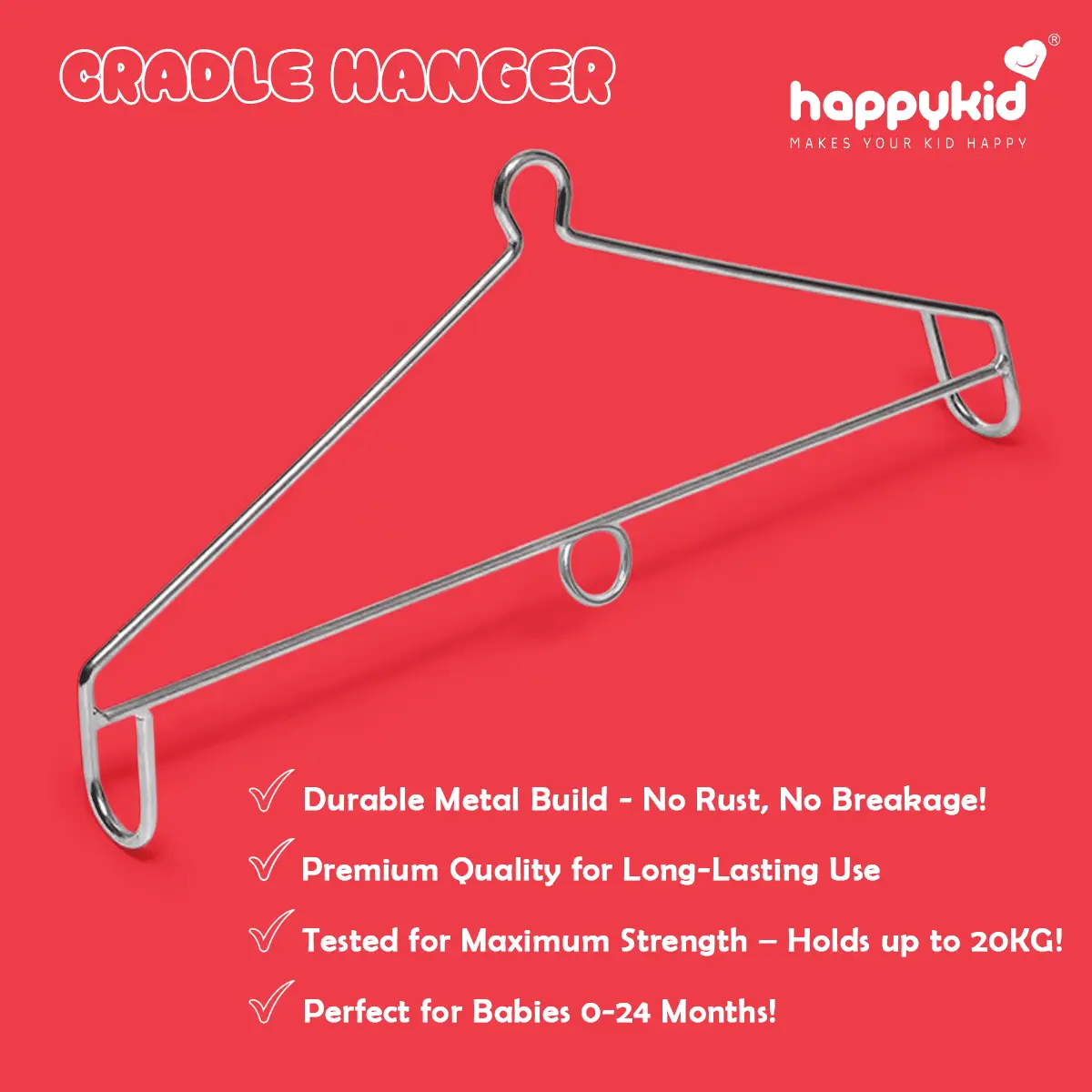 Happy Kid Clothes Hanger view 2