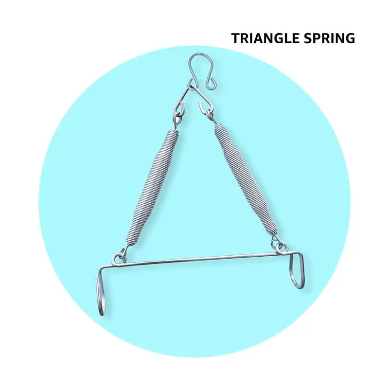 Cradle Spring | Jhula Spring | Capacity Up to 20 Kg | Stainless Steel | Suitable for Newborns (Infants) up to 4 Years | Silver (White) | Dimensions: 20 x 5 x 8.65 Centimeters view 3