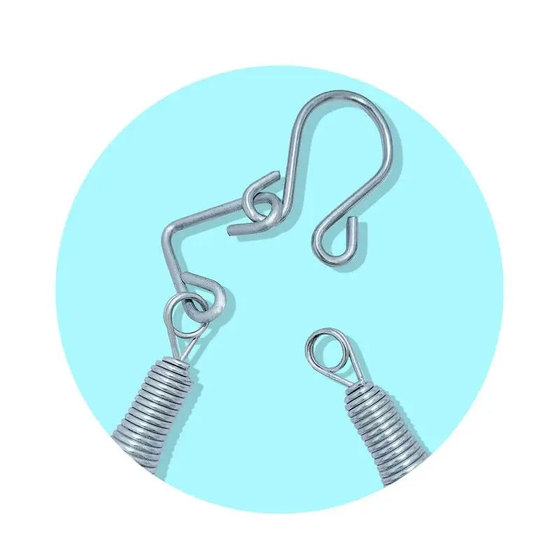 Cradle Spring | Jhula Spring | Capacity Up to 20 Kg | Stainless Steel | Suitable for Newborns (Infants) up to 4 Years | Silver (White) | Dimensions: 20 x 5 x 8.65 Centimeters view 4