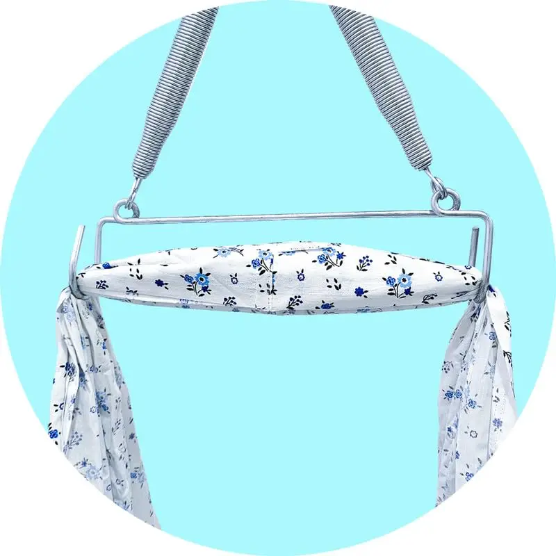 Cradle Spring | Jhula Spring | Capacity Up to 20 Kg | Stainless Steel | Suitable for Newborns (Infants) up to 4 Years | Silver (White) | Dimensions: 20 x 5 x 8.65 Centimeters view 7