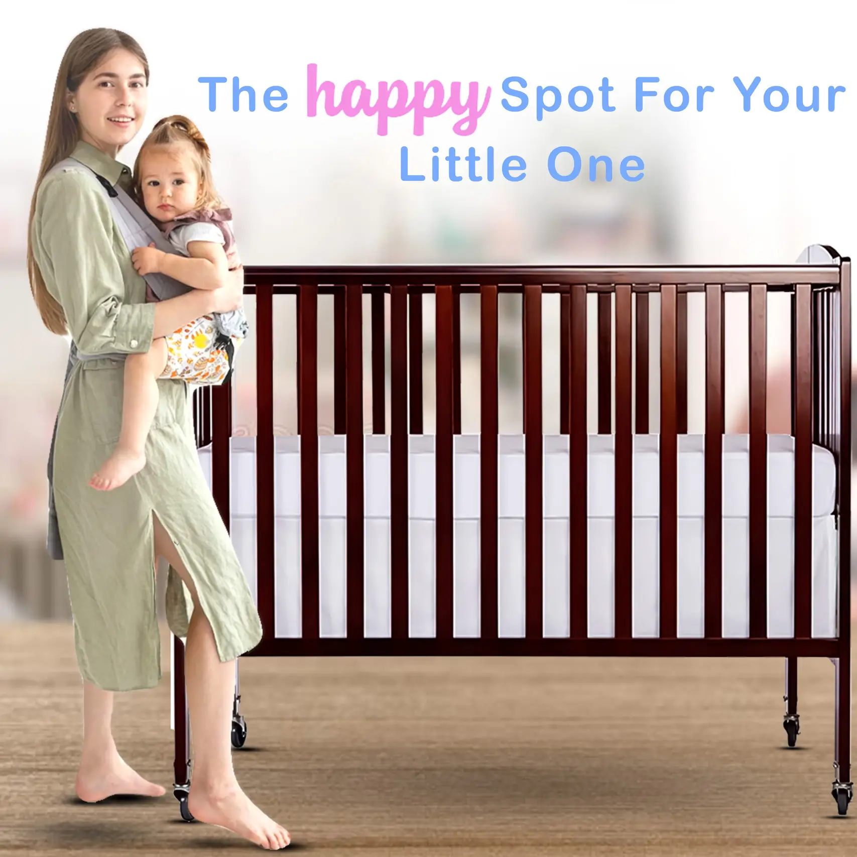 Little Olive Cot view 4