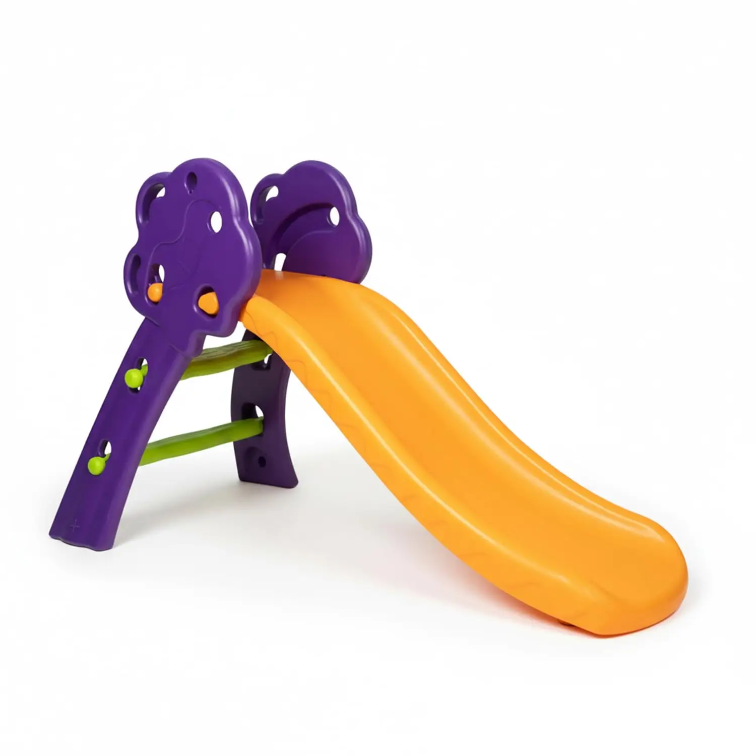Toyzone Tree Slide - Purple & Orange | Baby Play Slide | Indoor & Outdoor Baby Slider | Easy Assembly | Safe Rounded Design | Kids Slide for 3-5 Years view 8