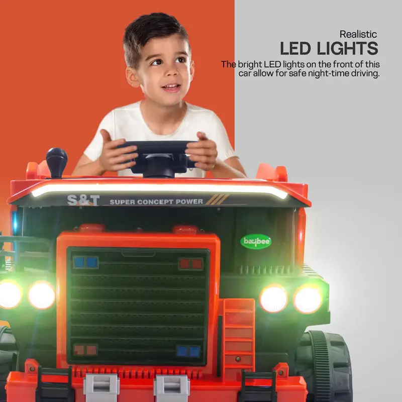 Baybee Wingman Kids Battery Operated Truck for Kids with LED Light & Music view 5