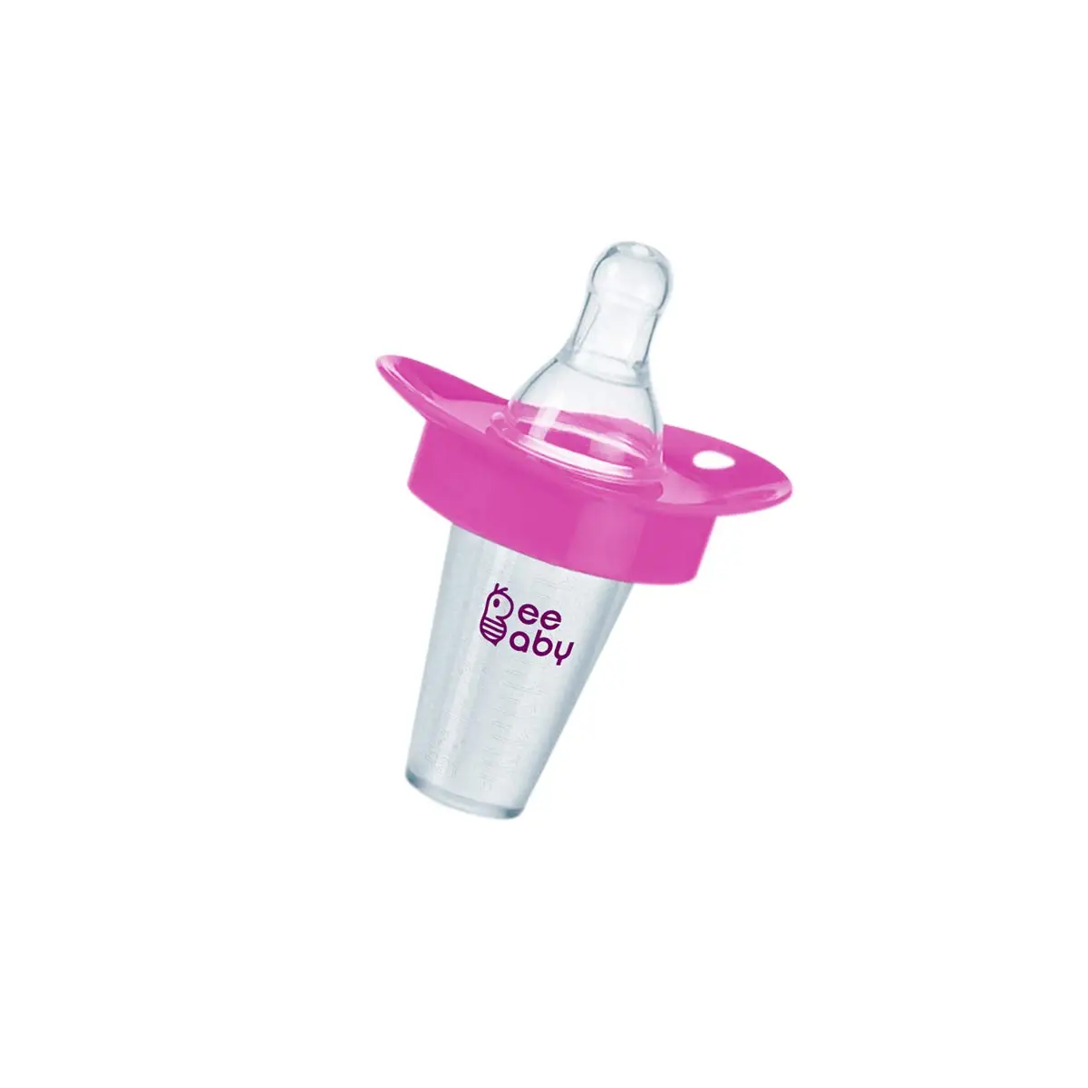 BeeBaby Medicine Dispenser with Soft Silicone Nipple for Newborn. (Pink) view 3