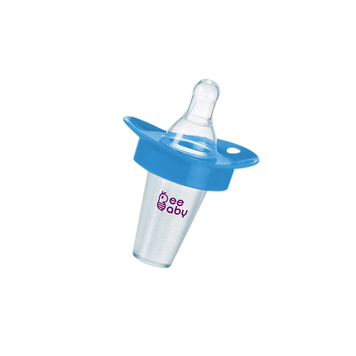BeeBaby Medicine Dispenser with Soft Silicone Nipple for Newborn. (Blue) view 3
