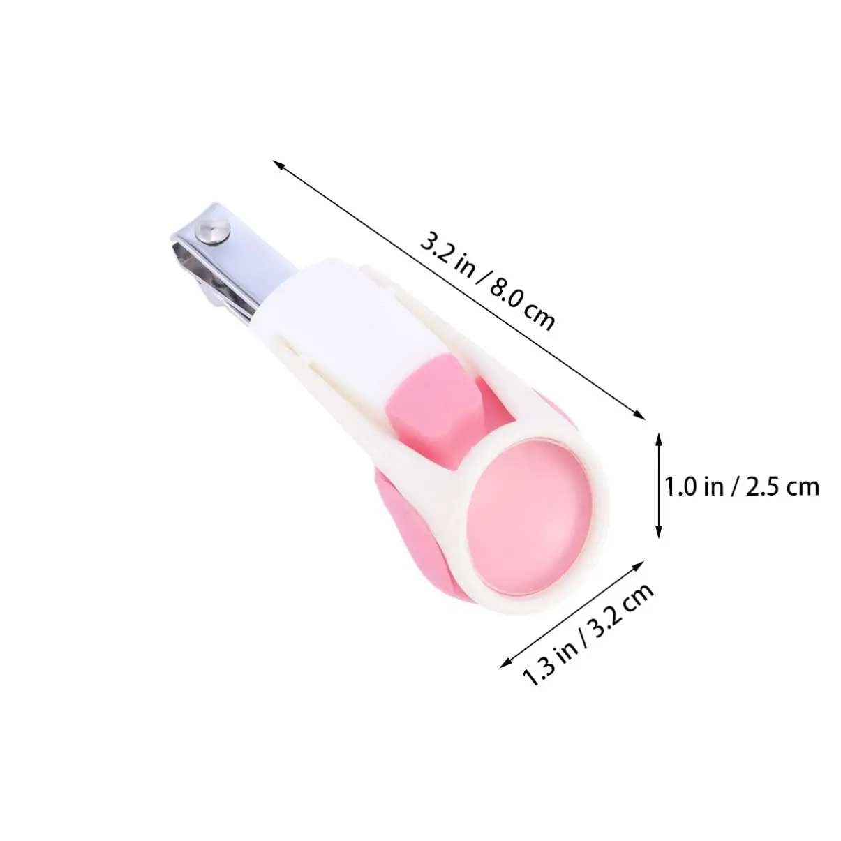 Nail Clipper with Magnifying Glass-Baby Nail Clipper, Infant Child Nail Care Tool with Magnifying Glass (Blue) view 3