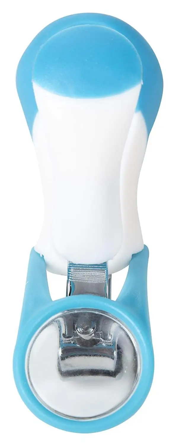 Nail Clipper with Magnifying Glass-Baby Nail Clipper, Infant Child Nail Care Tool with Magnifying Glass (Blue) view 5