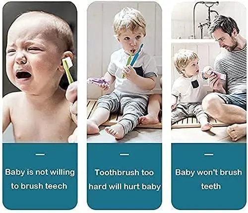 U Shaped Toothbrush for Kids, Food Grade Soft Silicone Brush Head, 360° Oral Teeth Cleaning Tools, Children Infant U Shape Manual Toothbrush (1.5 to 6 Years... pink view 8