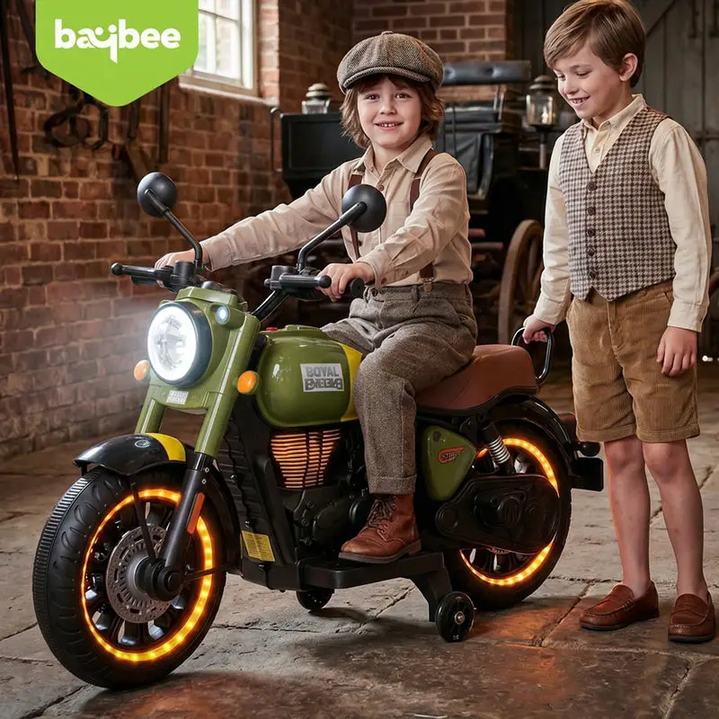 Baybee Classy Baby Battery Operated Bike for Kids with Hand Accelerator view 2