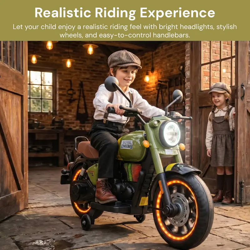 Baybee Classy Baby Battery Operated Bike for Kids with Hand Accelerator view 3