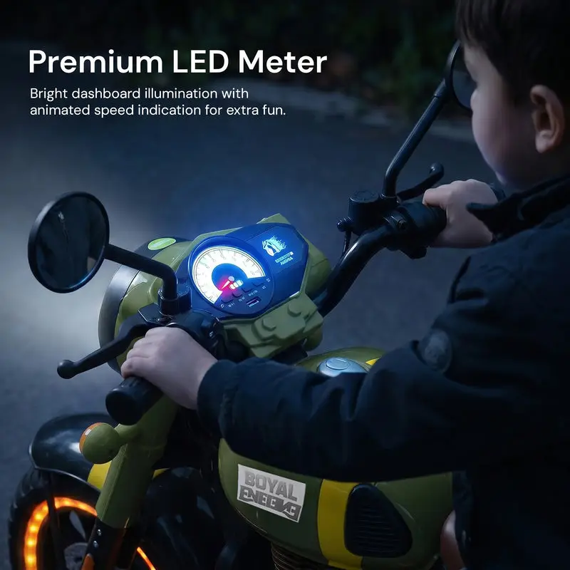 Baybee Classy Baby Battery Operated Bike for Kids with Hand Accelerator view 5