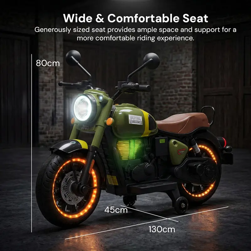 Baybee Classy Baby Battery Operated Bike for Kids with Hand Accelerator view 9