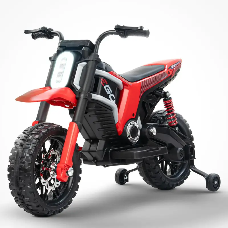Baybee Motocross Electric Bike for Kids red